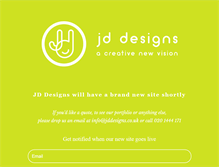 Tablet Screenshot of jddesigns.co.uk